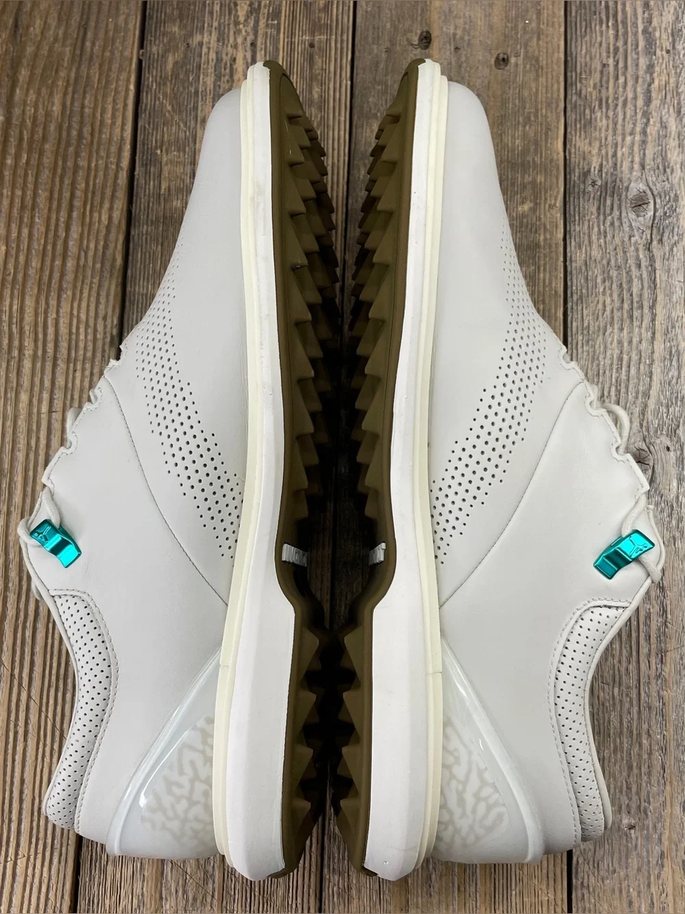 Nike Mens Size 8.5 Air Jordan ADG 4 'Grey Fog' Golf Shoes Spikeless DM0103-001